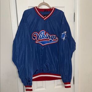 Blue Vikings Pullover Jacket